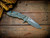 Assembly Special-XM-18 3.5"-20CV-Spanto-Working Finish Two Tone-Full Titanium Working Finish-Stars and Stripes Scale-Blue Titanium Hardware-Lockside
