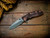 Assembly Special-XM-18 3.5"-20CV-Spanto-Working Finish Two Tone-Stonewash Gold-Textured Burgundy Micarta-Copper Hardware-Scale Side