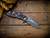 Assembly Special-XM-18 3.5"-20CV-Spanto-Working Finish Two Tone-Battle Purple-Textured Burgundy Micarta-Brass Hardware-Lockside