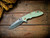 Assembly Special-XM-18 3.5"-20CV-Spanto-Working Finish Two Tone-Stonewash Light Green-Smooth Translucent G10-Copper Hardware-Scale Side