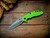 Assembly Special-XM-18 3.5"-20CV-Spanto-Working Finish Two Tone-Battle Purple-Lime Green G10-Black Nitride Hardware-Scale Side