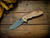 Assembly Special-XM-18 3.5"-20CV-Slicer-Hollow Ground-Working Finish Dark Blue-Textured Natural Micarta-Brass Hardware-Scale Side