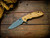 Assembly Special-XM-18 3.5"-20CV-Slicer-Hollow Ground-Battle Bronze-Curly White Oak-Brass Hardware-Scale Side