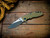 Assembly Special-XM-18 3.5"-20CV-Slicer-Hollow Ground-Two Tone Blade-Full Texture Titanium Gold/Blue-Blue Titanium Hardware-Scale Side