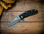 Assembly Special-XM-18 3.5"-20CV-Slicer-Hollow Ground-Two Tone Blade-Light Battle Blue-Smooth Black G10-Copper Hardware-Scale Side
