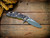 Assembly Special-XM-18 3.5"-20CV-Slicer-Hollow Ground-Two Tone Blade-Battle Purple-Lime Green G10-Brass Hardware/Titanium Standoffs-Lockside