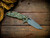 XM-18 3.5"-20CV-Spanto-Battle Green-Lime Green G10-Copper Hardware