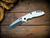 Assembly Special-XM-18 3.5"-20CV-Spanto-Two Tone Blade-Stonewash Purple-White G10-Black Nitride Hardware/Titanium Standoffs-Scale Side