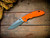Assembly Special-XM-18 3.5"-20CV-Spanto-Two Tone Blade-Working Finish-Orange G10-Copper Hardware-Scale Side