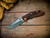 XM-18 3.5"-20CV-Spanto-Two Tone Blade-Battle Bronze-Macassar Ebony-Copper Hardware
