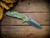Assembly Special-XM-18 3.5"-20CV-Spanto-Two Tone Blade-Stonewash Green/Gold-Koa-Brass Hardware-Lockside