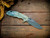 Assembly Special-XM-18 3.5"-20CV-Slicer-Hollow Ground-Working Finish Two Tone Blade-Special Anodized-Smooth OD Green Micarta-Battle Titanium Hardware-Lockside