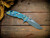Assembly Special-XM-18 3.5"-20CV-Slicer-Hollow Ground-Working Finish Two Tone-Stonewash Blue/Purple-Lime Green G10-Brass Hardware-Lockside