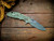 XM-18 3.5"-20CV-Slicer-Hollow Ground-Working Finish Two Tone-Stonewash Green/Gold-Dark Green G10-Battle Green Ti Hardware