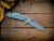 XM-18 3.5"-20CV-Slicer-Hollow Ground-Working Finish Two Tone-Stonewash Light Blue-Dark Green G10-Battle Green Ti Hardware