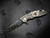 XM-18 3.5" Artistry Series - Gold Engraved - Vegas Forge Reptilian Stainless Steel San Mai Damascus - Scale Side