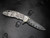 XM-18 3.5" Artistry Series - Gold Engraved - Vegas Forge Reptilian Stainless Steel San Mai Damascus - Lockside