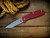 Firetac Tanto-Working Finish Blade-20CV-Battle Blue-Red G10