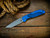 Firetac Tanto-Working Finish Blade-20CV-Battle Blue-Blue Black G10