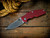 Jurassic-Slicer Flat Ground-Magnacut-Stonewash-Red G10