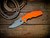 Jurassic-Frontier Clip Point-Magnacut-Battle Bronze-Orange G10