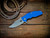 Jurassic-Frontier Clip Point-Magnacut-Battle Blue-G10