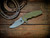 Jurassic-Frontier Clip Point-Magnacut-Working Finish-OD Green G10