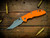 XM-18 3.5" Aggressor Non-Flipper-Magnacut-Working Finish-Battle Blue-Orange G10