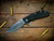 XM-24-S45VN-Harpoon Spanto-Battle Black Full Titanium-Textured-Stonewash Blade-Black G10-Scale Side