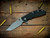 XM-24-S45VN-Harpoon Spanto-Battle Black Full Titanium-Textured-Working Finish Blade-Black G10-Scale Side