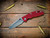 XM-18 3.25" Spanto Non-Flipper-Magnacut-Working Finish-Stonewash Blade-Red G10