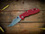 XM-18 3.5" Aggressor Non-Flipper-Magnacut-Battle Green-Stonewash Blade-Red G10