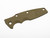 Eklipse 3.5" - Scale -Milled Horsehead-Textured -OD Green G10