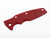 Eklipse 3.5" - Scale -Milled Horsehead-Textured -Red G10