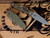 Eklipse 3.5" Skinny Fullered Harpoon Spearpoint Non-Flipper-Magnacut-Battle Bronze-G10