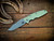 Eklipse 3.5" Skinny Fullered Harpoon Spearpoint Non-Flipper-Magnacut-Battle Blue-G10