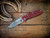 Eklipse 3.5" Skinny Fullered Harpoon Spanto Non-Flipper-Magnacut-Stonewash Blue-Red G10
