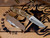 Eklipse 3.5" Skinny Fullered Harpoon Spanto Non-Flipper-Magnacut-Stonewash Bronze-G10