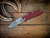 Eklipse 3.5" Skinny Fullered Harpoon Spanto Non-Flipper-Magnacut-Stonewash Bronze-Red G10