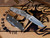 Eklipse 3.5" Skinny Fullered Harpoon Spanto Non-Flipper-Magnacut-Working Finish-Stonewash Blade-G10