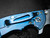 Rick Hinderer Custom - AUCTION - XM-18 3.5 - Hellfire - Stonewash Blue - Custom Hand Textured Clip