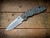 XM-18 3.5" Recurve-Non Flipper-Magnacut-Liberty Bell Textured Stonewash Blue-Bronze Titanium Hardware/Backspacer_Scale Side