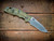 XM-18 3.5" Recurve-Non Flipper-Magnacut-Liberty Bell Textured Battle Green/Bronze/Blue-Blue Titanium hardware_Lockside