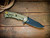 Project X-Clip Point-Magnacut-Battle Black-Stonewash Gold-Translucent Green G10-Brass Hardware-Lockside