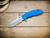 XM-18 3.25" Spanto-Magnacut-Stonewash Blue-Blue G10-Titanium Hardware-Scale Side