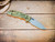 XM-18 3.25" Spanto Non Flipper-Magnacut-Battle Green-Orange G10-Titanium Hardware-Lockside