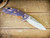 XM-18 3.5"-20CV-Slicer Two Tone-Bead Blast Purple-Orange/Black G10-Brass/Orange Aluminum-Lockside