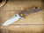 XM-18 3.5"-20CV-Slicer Two Tone-Bead Blast Purple-Orange/Black G10-Brass/Orange Aluminum-Scale Side