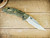 XM-18 3.5"-Magnacut-Aggressor Non Flipper Two Tone-Battle Green/Bronze-FDE G10-Brass Hardware-Lockside