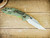 XM-18 3.5"-Magnacut-Aggressor Non Flipper Two Tone-Battle Green-Lime Green G10-Titanium Hardware/Thumbstud-Lockside